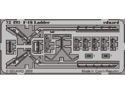  F-16 ladder 1/72 - blaszki - zdjęcie 1