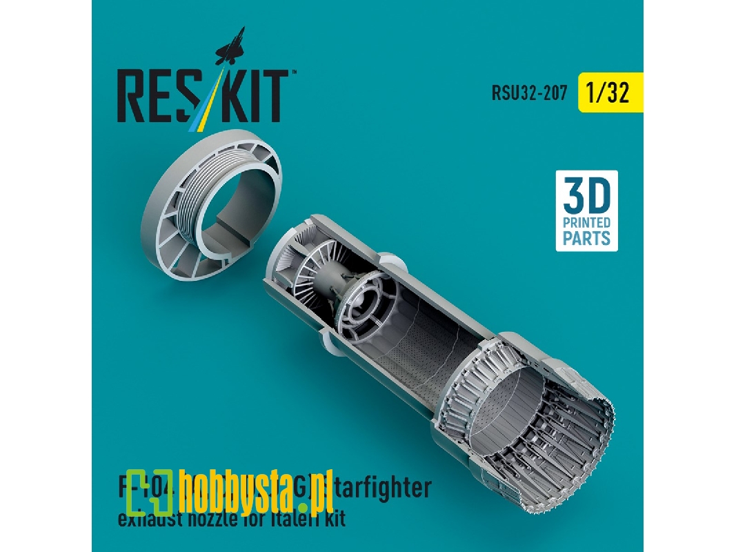 F-104 (A, C, D, J, G) 'starfighter' Exhaust Nozzle For Italeri Kit (3d Printed) - zdjęcie 1