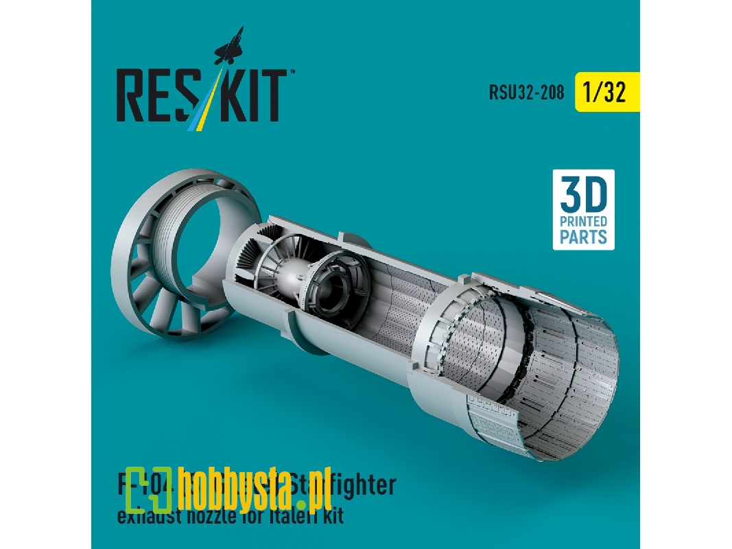 F-104 (S, G Late) 'starfighter' Exhaust Nozzle For Italeri Kit (3d Printed) - zdjęcie 1 F-104 (S, G Late) 'starfighter' Exhaust Nozzle For Italeri Kit (3d Printed) - zdjęcie 1