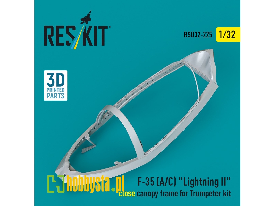 F-35 (A/C) 'lightning Ii' Close Canopy Frame For Trumpeter Kit (3d Printed) - zdjęcie 1 F-35 (A/C) 'lightning Ii' Close Canopy Frame For Trumpeter Kit (3d Printed) - zdjęcie 1