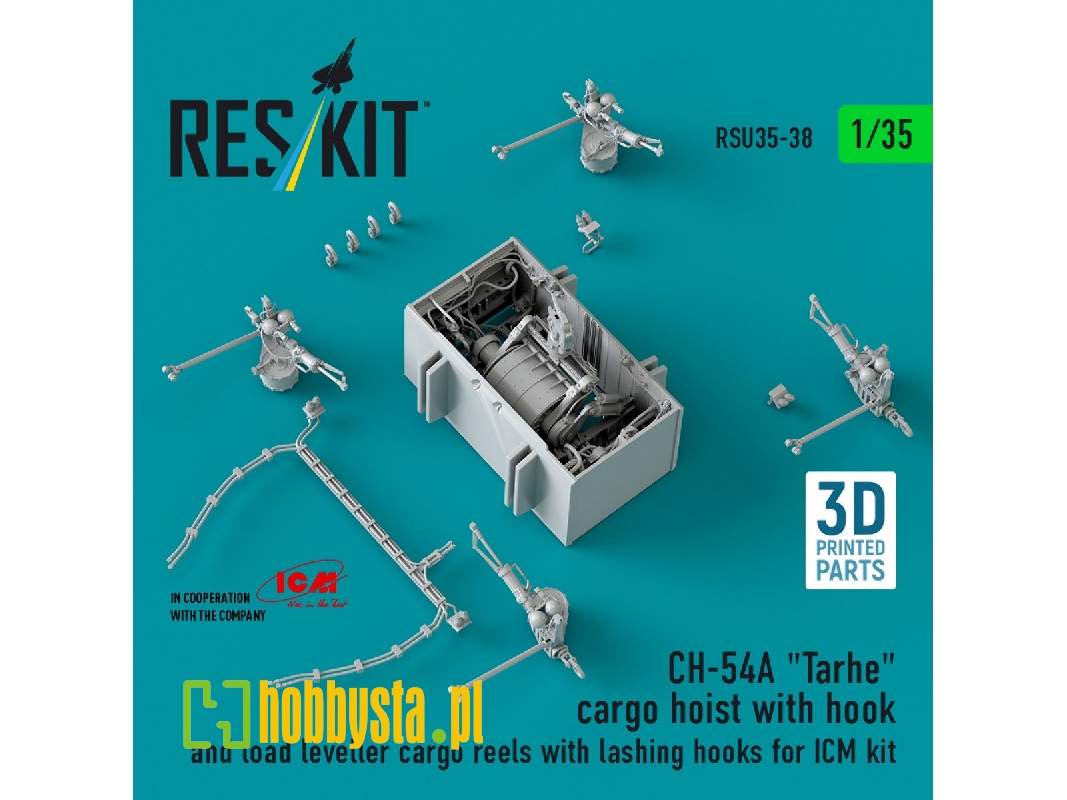 Ch-54a 'tarhe' Cargo Hoist With Hook And Load Leveller Cargo Reels With Lashing Hooks For Icm Kit (3d Printed) - zdjęcie 1 Ch-54a 'tarhe' Cargo Hoist With Hook And Load Leveller Cargo Reels With Lashing Hooks For Icm Kit (3d Printed) - zdjęcie 1
