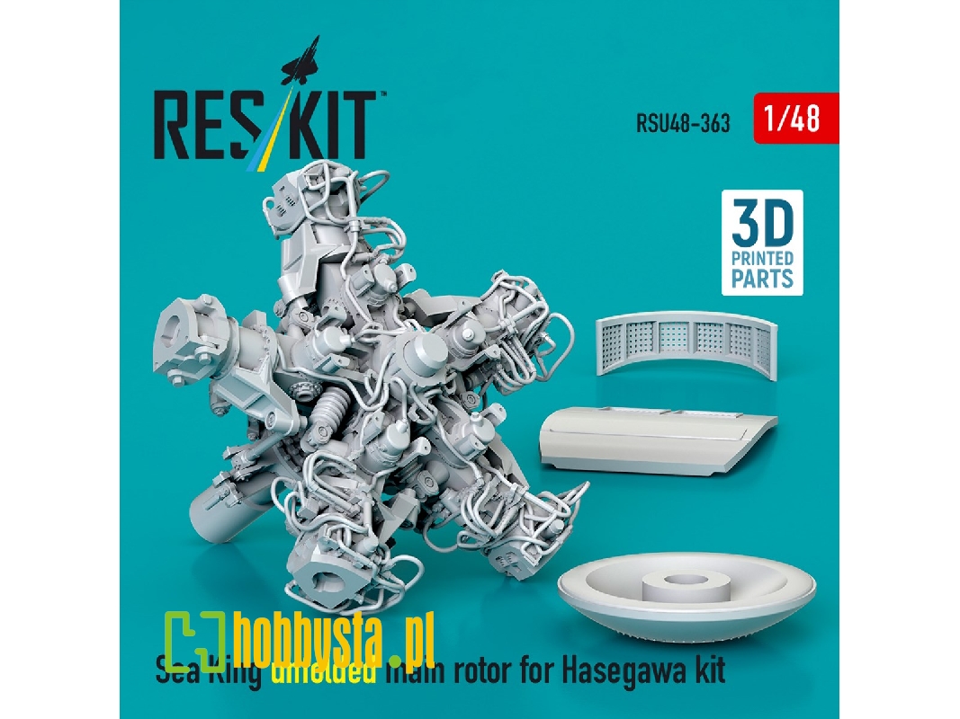 Sea King Unfolded Main Rotor For Hasegawa Kit (3d Printed) - zdjęcie 1 Sea King Unfolded Main Rotor For Hasegawa Kit (3d Printed) - zdjęcie 1