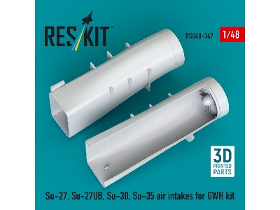 Su-27, Su-27ub, 30, 35 Air Intakes For Gwh Kit (3d Printed) - zdjęcie 1
