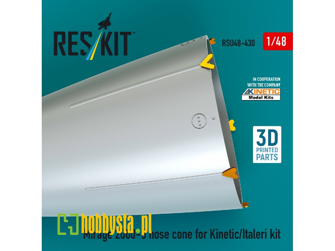 Mirage 2000-5 Nose Cone For Kinetic/Italeri Kit (3d Printed) - zdjęcie 1 Mirage 2000-5 Nose Cone For Kinetic/Italeri Kit (3d Printed) - zdjęcie 1