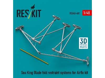 Sea King Blade Fold Restraint Systems For Airfix Kit (3d Printed) - zdjęcie 2