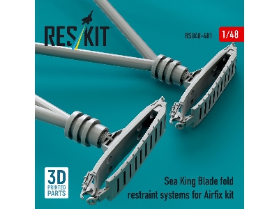 Sea King Blade Fold Restraint Systems For Airfix Kit (3d Printed) - zdjęcie 3