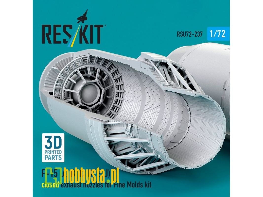 F-15 (A, B, C, D, E, J) Closed Exhaust Nozzles For Fine Molds Kit (3d Printed) - zdjęcie 1 F-15 (A, B, C, D, E, J) Closed Exhaust Nozzles For Fine Molds Kit (3d Printed) - zdjęcie 1