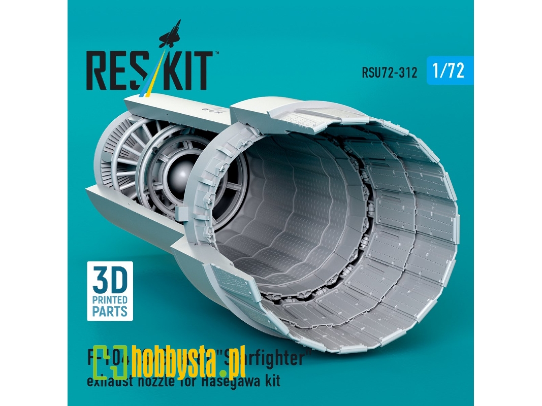 F-104 (S/G-late) 'starfighter' Exhaust Nozzle For Hasegawa Kit (3d Printed) - zdjęcie 1 F-104 (S/G-late) 'starfighter' Exhaust Nozzle For Hasegawa Kit (3d Printed) - zdjęcie 1