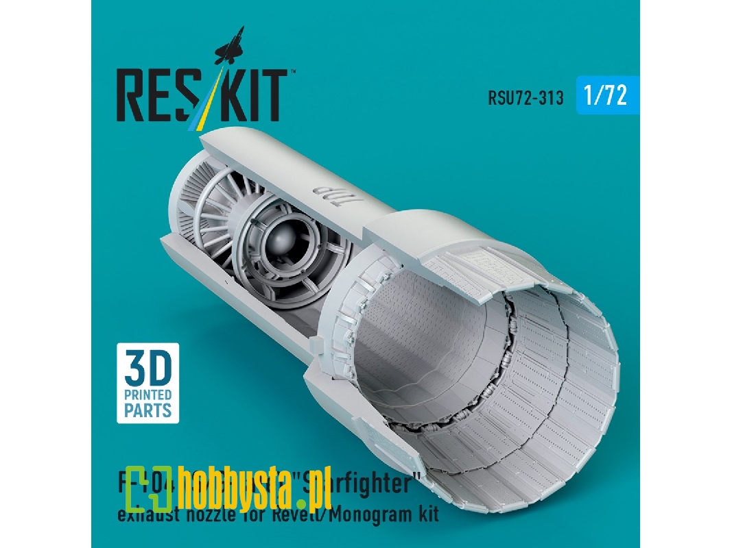 F-104 (S/G-late) 'starfighter' Exhaust Nozzle For Revell/Monogram Kit (3d Printed) - zdjęcie 1 F-104 (S/G-late) 'starfighter' Exhaust Nozzle For Revell/Monogram Kit (3d Printed) - zdjęcie 1