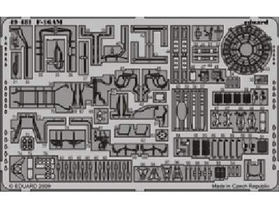  F-16AM S. A. 1/48 - Kinetic - blaszki - zdjęcie 3