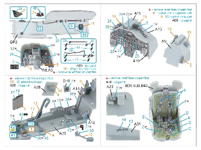 Ah-1 W - 3d-printed & Coloured Interior On Decal Paper  - zdjęcie 3