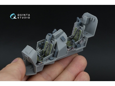 Ah-1 W - 3d-printed & Coloured Interior On Decal Paper  - zdjęcie 8