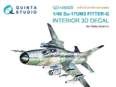 Su-17um3 - 3d-printed & Coloured Interior On Decal Paper  - zdjęcie 1