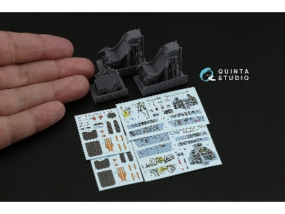 Su-17um3 - 3d-printed & Coloured Interior On Decal Paper  - zdjęcie 2