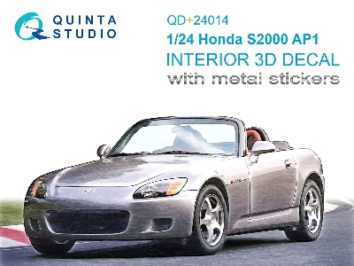 Honda S2000 Ap1 - 3d-printed & Coloured Interior On Decal Paper  - zdjęcie 1
