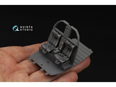 Ah-6j / Mh-6j - 3d-printed & Coloured Interior On Decal Paper (For Kitty Hawk Kits) - zdjęcie 5