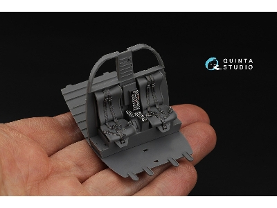 Ah-6j / Mh-6j - 3d-printed & Coloured Interior On Decal Paper (For Kitty Hawk Kits) - zdjęcie 6