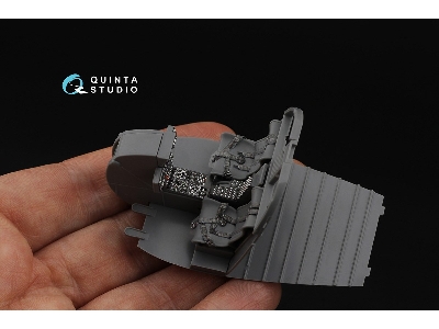 Ah-6j / Mh-6j - 3d-printed & Coloured Interior On Decal Paper (For Kitty Hawk Kits) - zdjęcie 9