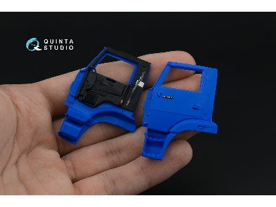 Kamaz 65115 Dump Truck - 3d-printed & Coloured Interior On Decal Paper (For Zvezda Kits) - zdjęcie 8
