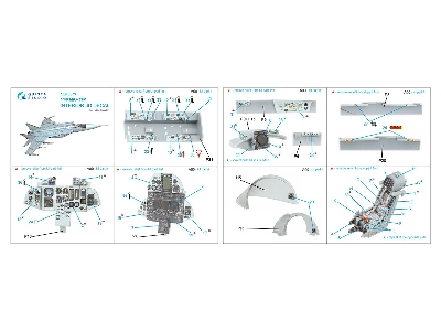 Mig-31 M - 3d-printed & Coloured Interior On Decal Paper (For Hobby Boss Kits) - zdjęcie 11