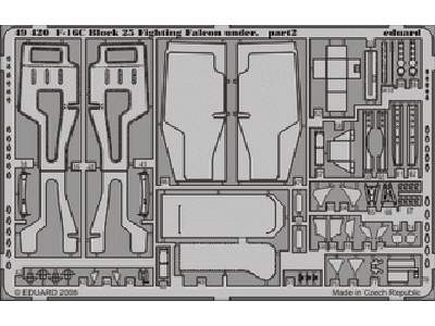  F-16C Block 25 undercarriage 1/48 - Tamiya - blaszki - zdjęcie 3