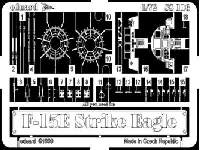  F-15E 1/72 - Academy Minicraft - blaszki - zdjęcie 1