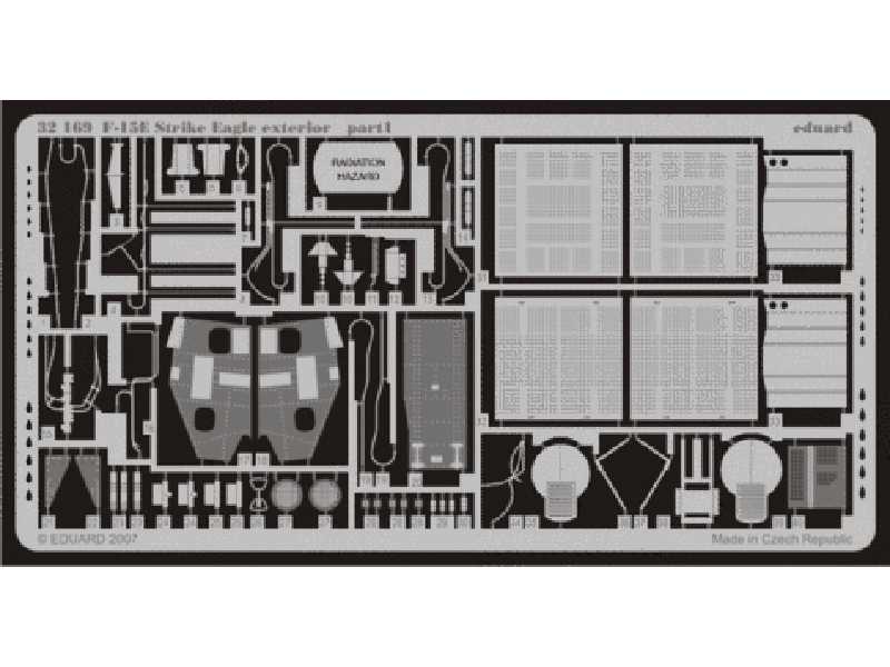  F-15E exterior 1/32 - Tamiya - blaszki - zdjęcie 1