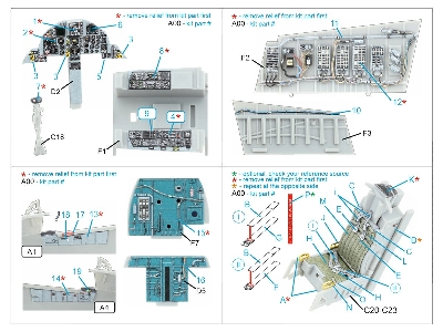 F-15 A / C Early / J Early - 3d-printed & Coloured Interior... - zdjęcie 3