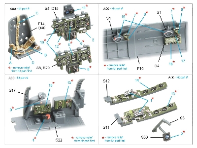 A6m2-k Zero - 3d-printed & Coloured Interior On Decal Paper (For Eduard Kits) - zdjęcie 10
