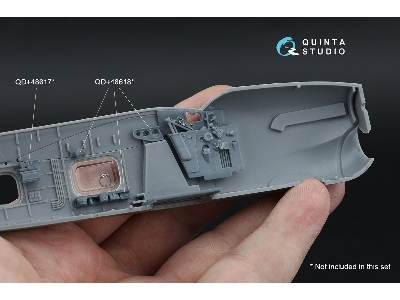 Fairey Barracuda Pilot's Cockpit - 3d-printed & Coloured Interior On Decal Paper... - zdjęcie 8
