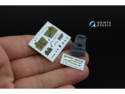 Cutiss P-40 N Warhawk -3d-printed & Coloured Interior On Decal Paper With 3d-printed Resin Parts (For Academy Kits) - zdjęcie 2