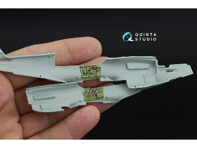 Cutiss P-40 N Warhawk -3d-printed & Coloured Interior On Decal Paper With 3d-printed Resin Parts (For Academy Kits) - zdjęcie 6
