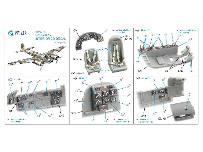 Ju 88 A-4 - 3d-printed & Coloured Interior On Decal Paper (For Hasegawa Kits) - zdjęcie 11