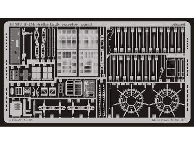  F-15E exterior 1/48 - Academy Minicraft - blaszki - zdjęcie 2