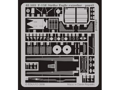  F-15E exterior 1/48 - Academy Minicraft - blaszki - zdjęcie 4