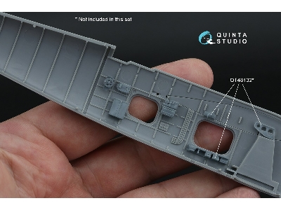 Fairey Barracuda Gunner Station - 3d-printed Resin Parts (For Trumpeter Kits) - zdjęcie 5