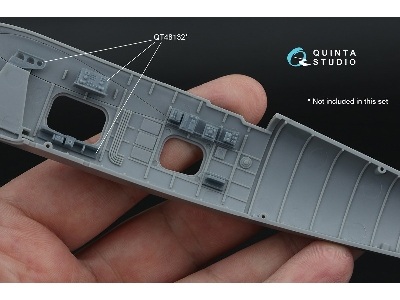 Fairey Barracuda Gunner Station - 3d-printed Resin Parts (For Trumpeter Kits) - zdjęcie 6