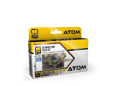 A.Mig 20737 Atom Us Armor Wwii Colors Set - zdjęcie 1