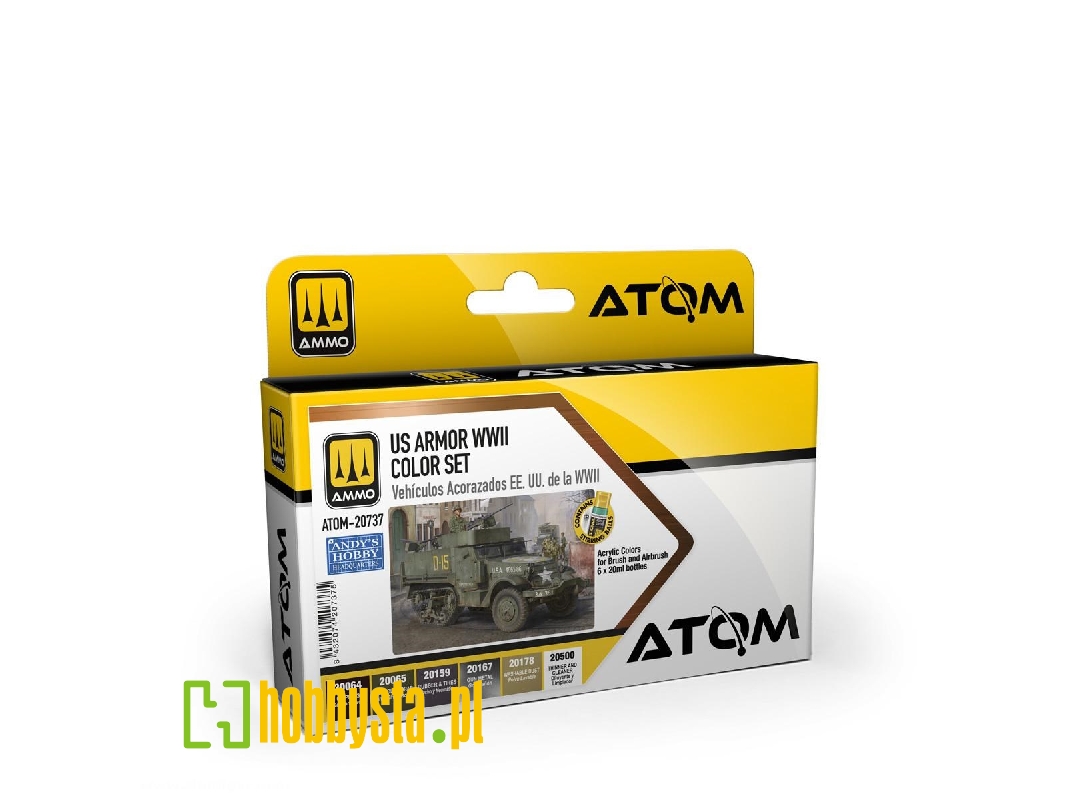 A.Mig 20737 Atom Us Armor Wwii Colors Set - zdjęcie 1 A.Mig 20737 Atom Us Armor Wwii Colors Set - zdjęcie 1