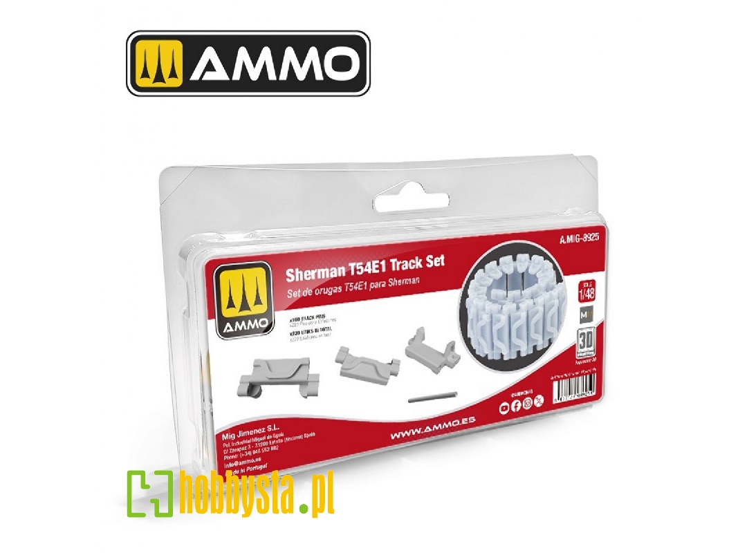 Sherman - T54e1 Tracks Set - zdjęcie 1 Sherman - T54e1 Tracks Set - zdjęcie 1