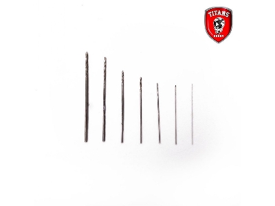 Set #1 Of 7 Modelling Drill Bits (0,2 - 0,8 Mm) - zdjęcie 3