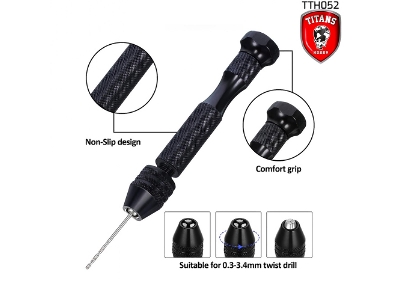 Precision Mini Hand Drill With Non-slip Handle - zdjęcie 2