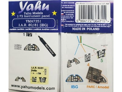 Iar-80 / Iar-81 C - Pre-painted Instrument Panel (For Ibg Models Kits) - zdjęcie 1