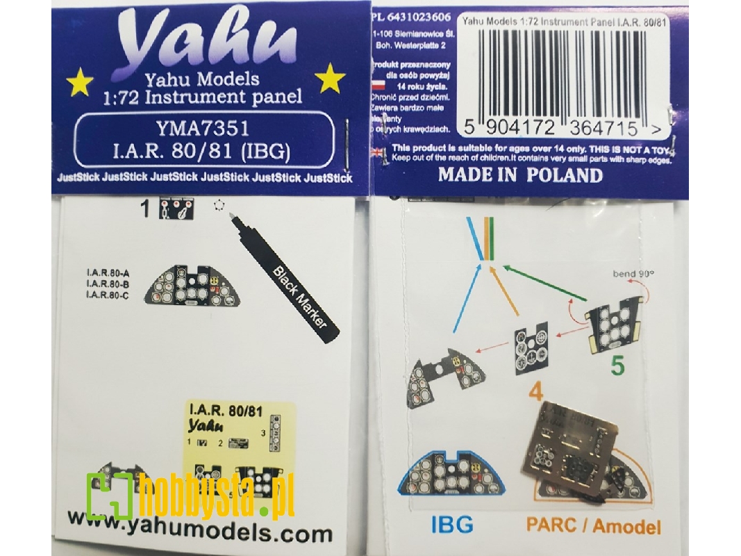 Iar-80 / Iar-81 C - Pre-painted Instrument Panel (For Ibg Models Kits) - zdjęcie 1 Iar-80 / Iar-81 C - Pre-painted Instrument Panel (For Ibg Models Kits) - zdjęcie 1