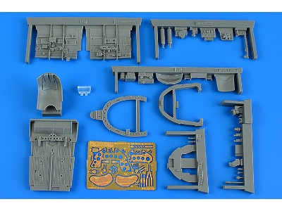 Macchi C.205v Serie I Cockpit (Italeri) - zdjęcie 1