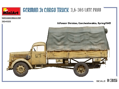 German 3t Cargo Truck 3,6-36s Late Prod - zdjęcie 6