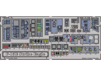  F-15E interior S. A. 1/32 - Tamiya - blaszki - zdjęcie 1