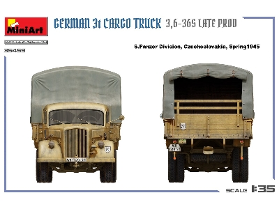 German 3t Cargo Truck 3,6-36s Late Prod - zdjęcie 7