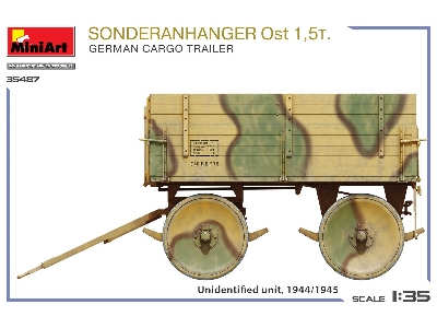 Sonderanhanger Ost 1.5t. German Cargo Trailer - zdjęcie 2