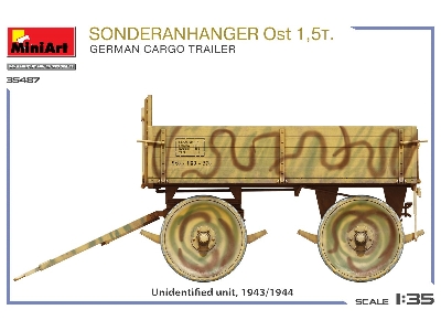 Sonderanhanger Ost 1.5t. German Cargo Trailer - zdjęcie 13